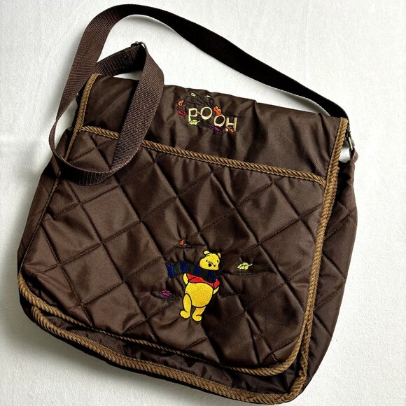 Winnie the Pooh Brown Crossbody Tote Bag, Disney Character Bag - Picture 9 of 9